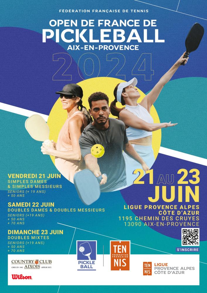 Le premier Open de France de pickleball