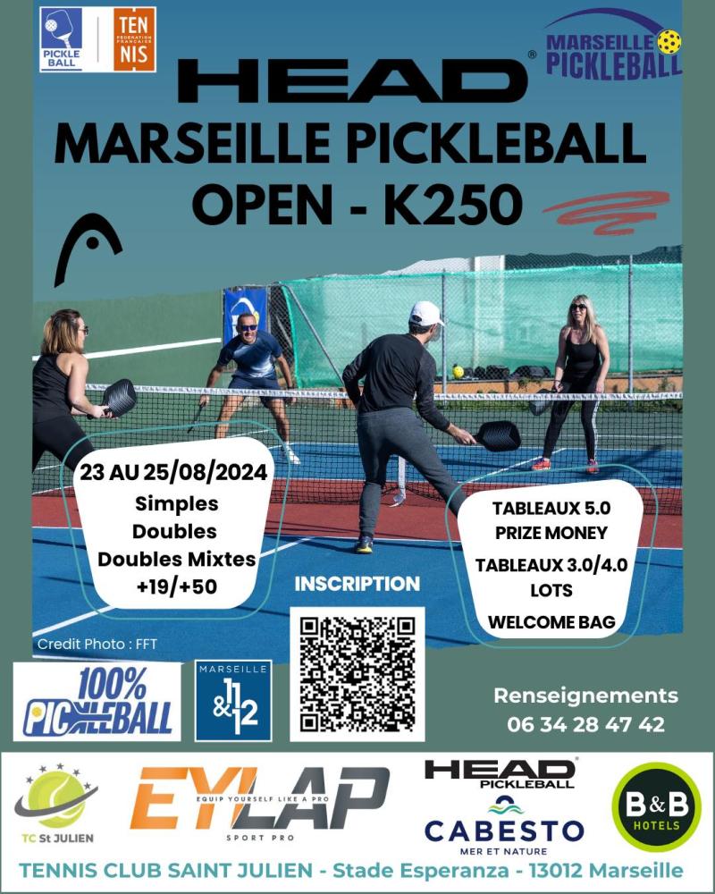 HEAD MARSEILLE PICKLEBALL OPEN